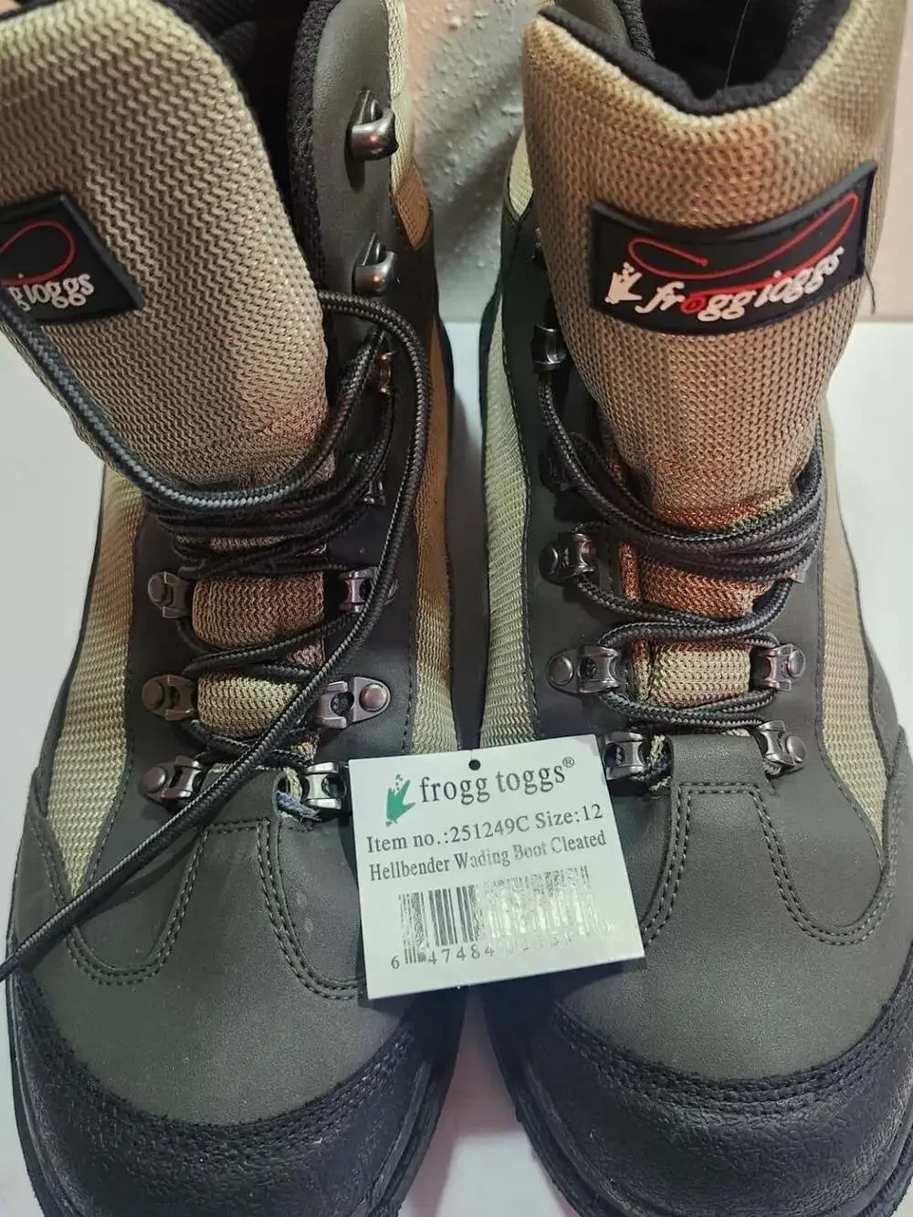 Frogg Toggs Hellbender Wading Boot Cleated Size 12